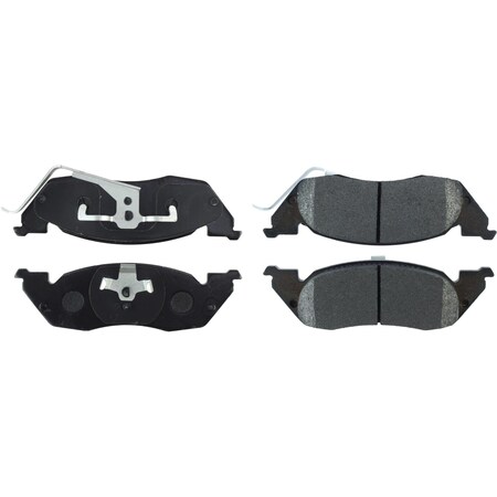 Centric Posi Quiet Extended Wear Brake Pads with Shims and Hardware , Posi Quiet 106.05291 106.05291